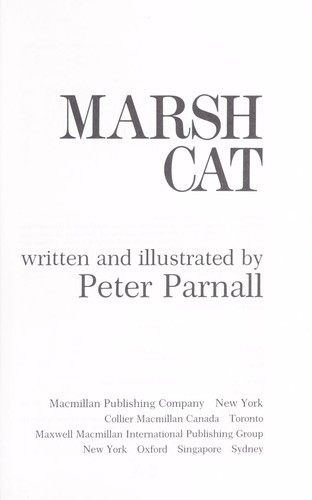 Marsh cat book cover