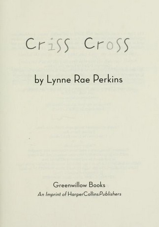 Criss cross book cover