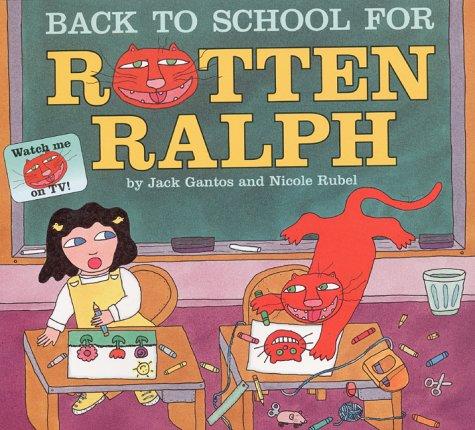 Back to School for Rotten Ralph book cover