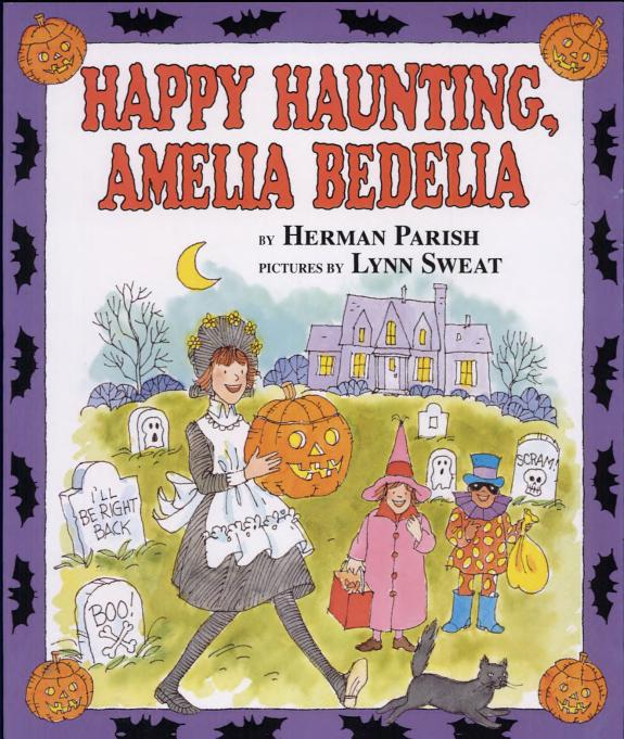 Happy Haunting, Amelia Bedelia book cover