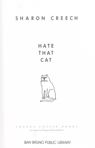 Hate That Cat book cover