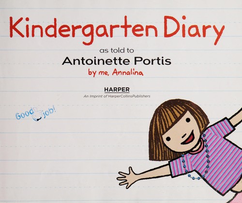 Kindergarten diary book cover