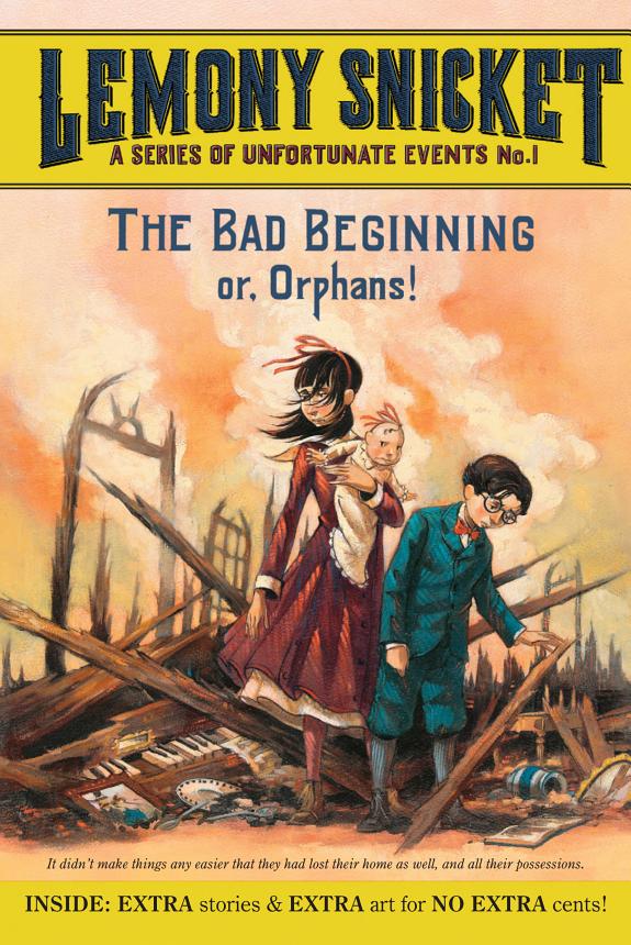 A Series of Unfortunate Events #1: The Bad Beginning book cover