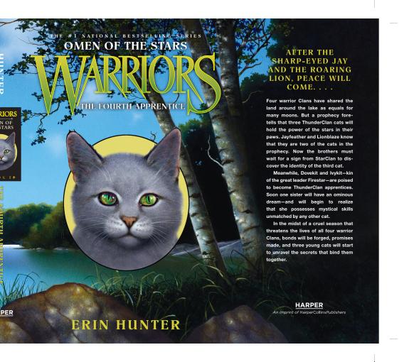 Warriors: Omen of the Stars #1: The Fourth Apprentice book cover