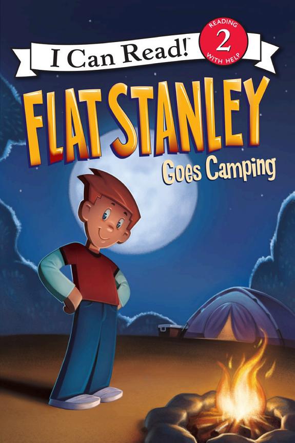 Flat Stanley Goes Camping book cover