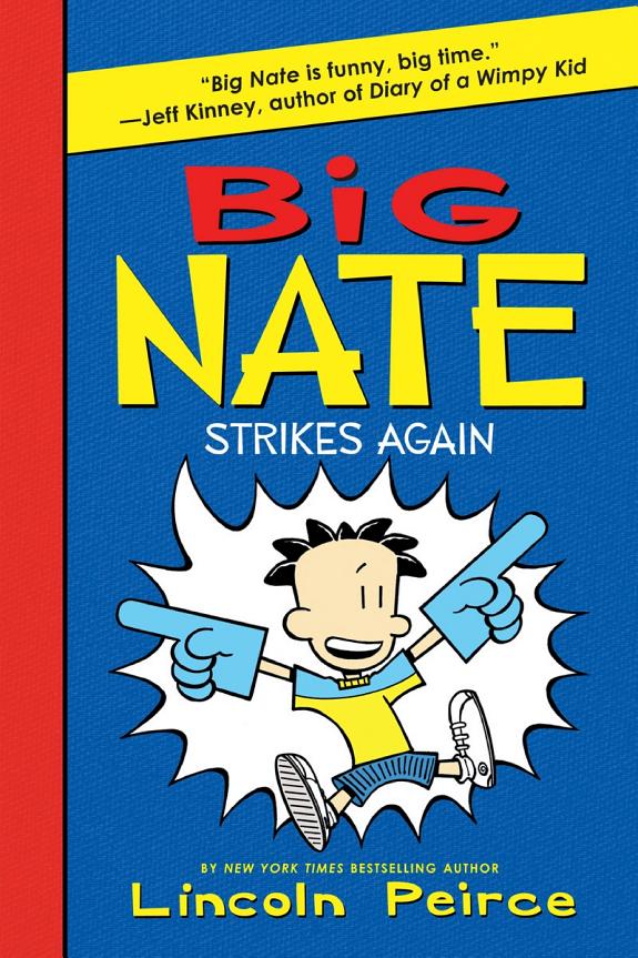 Big Nate Strikes Again book cover
