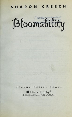 Bloomability book cover