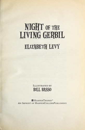 Night of the living gerbil book cover