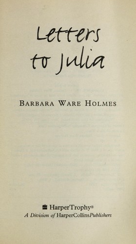 Letters to Julia book cover