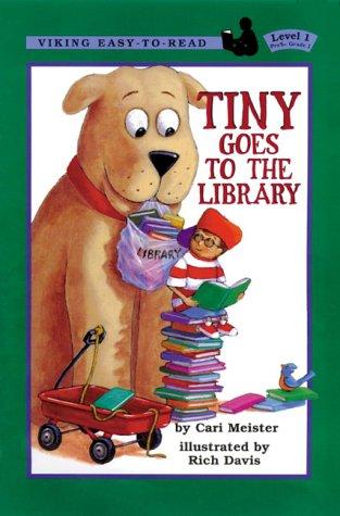 Tiny goes to the library book cover
