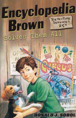 Encyclopedia Brown Solves Them All book cover