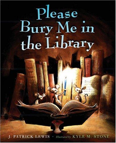Please bury me in the library book cover