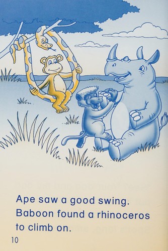 Baboon's park book cover