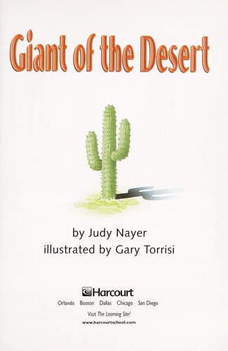 Giant of the desert book cover