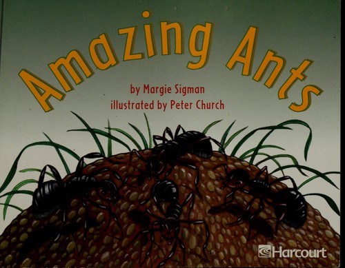Amazing ants book cover