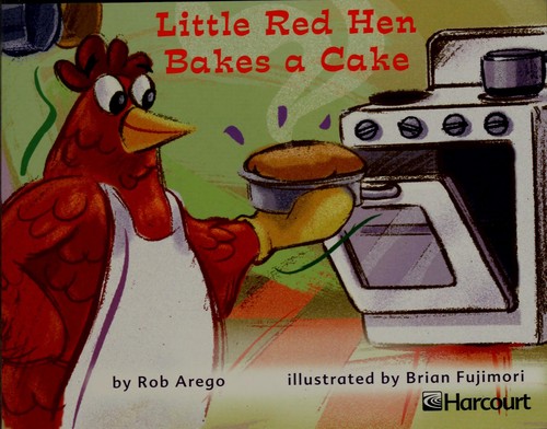 Little red hen bakes a cake book cover