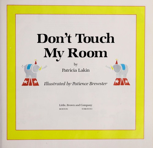 Don't Touch My Room book cover