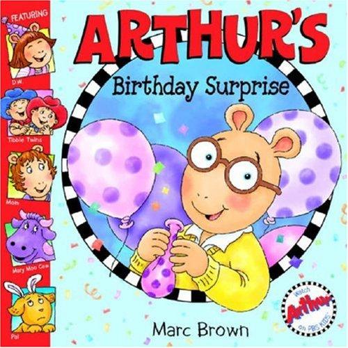 Arthur's birthday surprise book cover