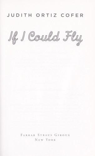 If I Could Fly book cover