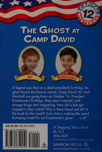Capital Mysteries #12: The Ghost at Camp David book cover