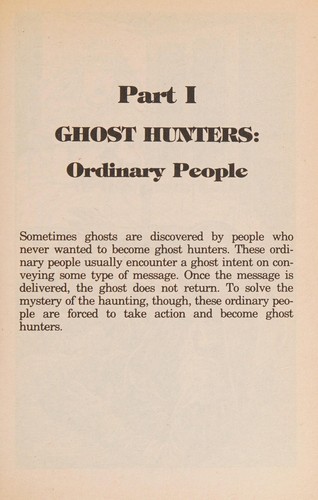 Ghost hunters book cover