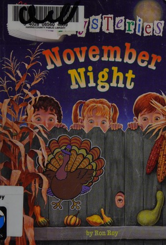 Calendar Mysteries #11: November Night book cover