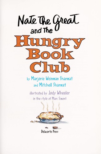 Nate the Great and the hungry book club book cover