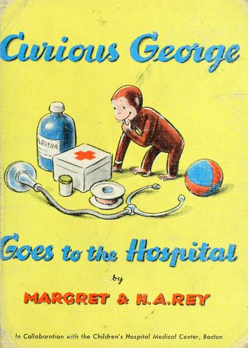 Curious George goes to the hospital book cover