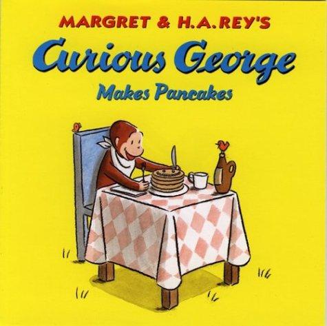 Curious George makes pancakes book cover