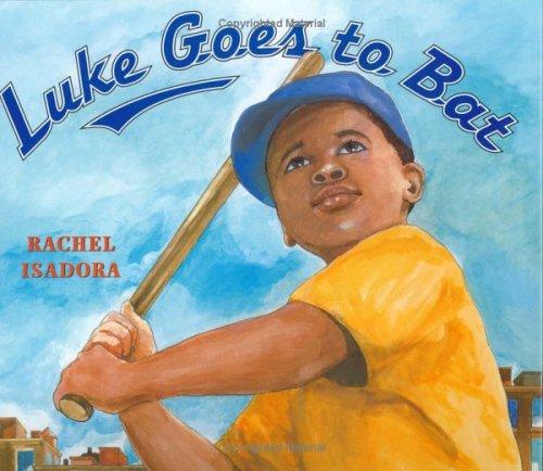 Luke goes to bat book cover