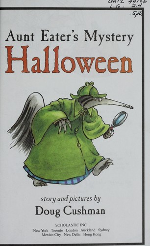 Aunt Eater's mystery Halloween book cover