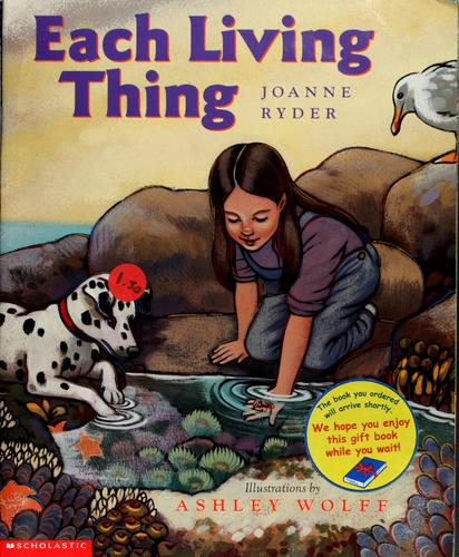 Each living thing book cover