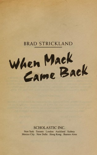 When Mack Came Back book cover