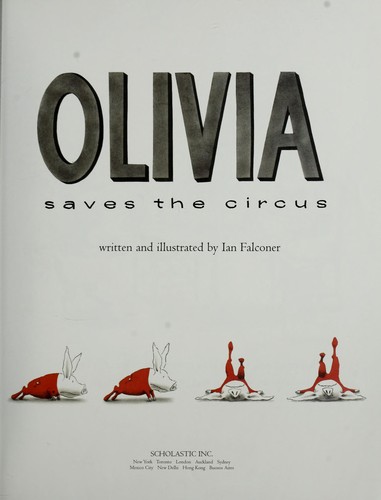 Olivia saves the circus book cover