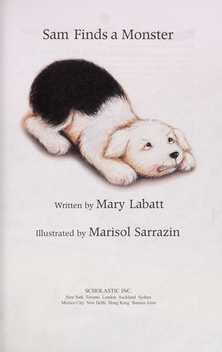 Sam finds a monster book cover