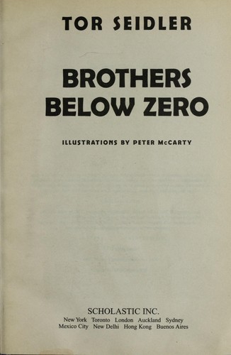 Brothers below zero book cover