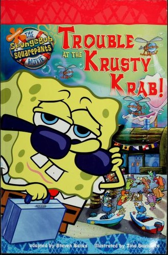 Trouble At the Krusty Krab book cover