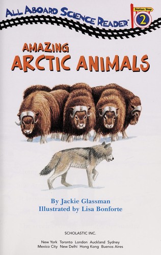 Amazing arctic animals book cover