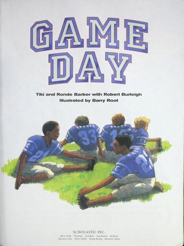 Game day book cover