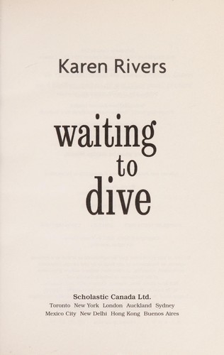 Waiting to dive book cover