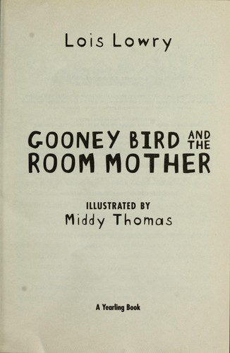 Gooney Bird and the room mother book cover