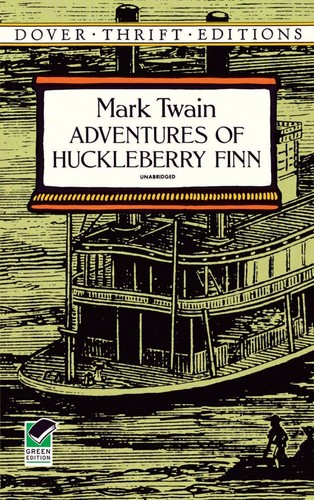 Adventures of Huckleberry Finn book cover