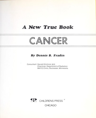 Cancer book cover