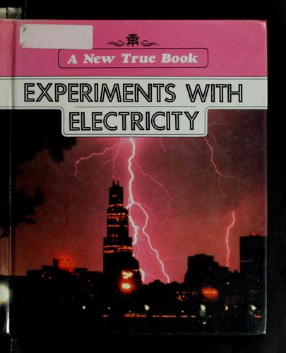 Experiments with electricity book cover
