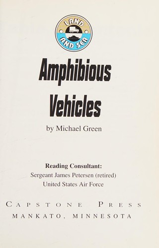 Amphibious Vehicles book cover