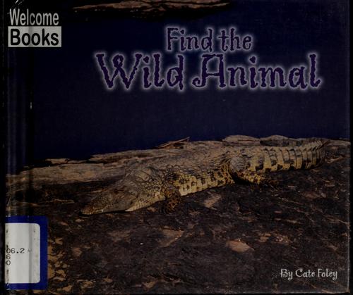 Find the wild animal book cover