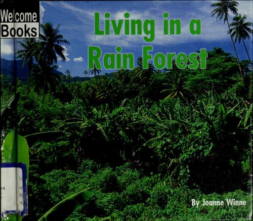 Living in a rain forest book cover