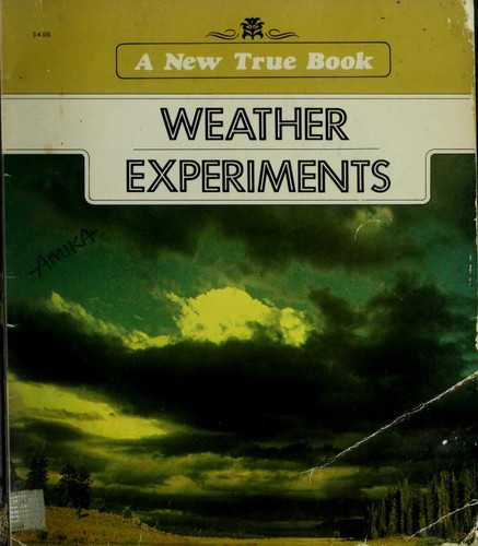 Weather Experiments book cover