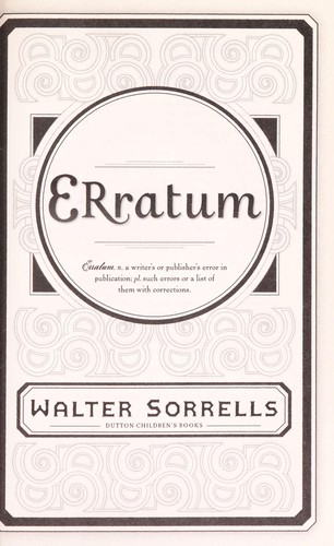 Erratum book cover