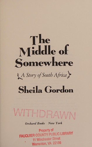 Middle of Somewhere book cover